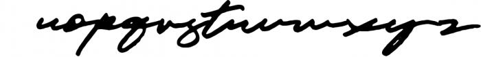 JV Signature SVG - Opentype SVG FONT 1 Font LOWERCASE