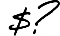 JV Signature SVG - Opentype SVG FONT Font OTHER CHARS