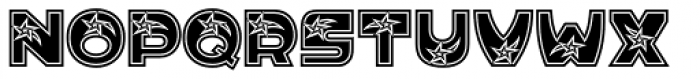JWX Twisted Star Font UPPERCASE