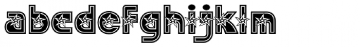 JWX Twisted Star Font LOWERCASE
