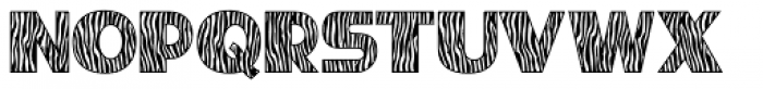JWX Zebra Font UPPERCASE