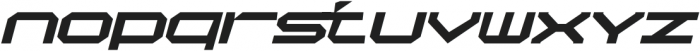 Jx Tabe Semi Bold Italic Expanded otf (600) Font LOWERCASE
