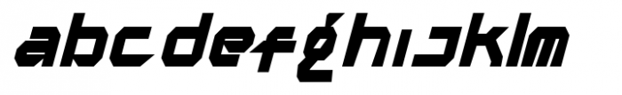 Jx Tabe Black Italic Condensed Font LOWERCASE