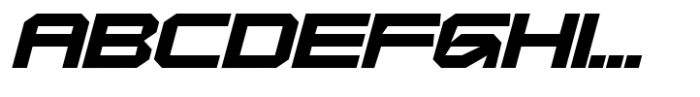 Jx Tabe Black Italic Expanded Font UPPERCASE