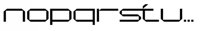 Jx Tabe Extra Light Expanded Font LOWERCASE