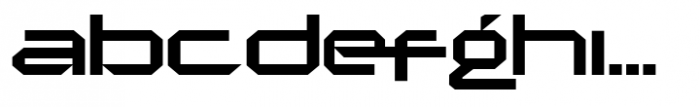 Jx Tabe Medium Expanded Font LOWERCASE