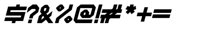 Jx Tabe Semi Bold Italic Font OTHER CHARS