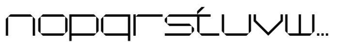 Jx Tabe Thin Font LOWERCASE