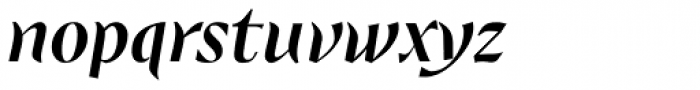 JY Shapa Bold Italic Font LOWERCASE