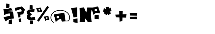 K-Block Solid Font OTHER CHARS