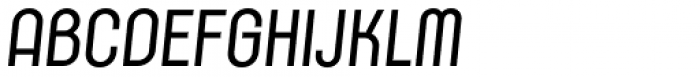 K-haus 105 Medium Oblique Font UPPERCASE