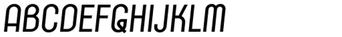 K-haus 205 Medium Oblique Font UPPERCASE