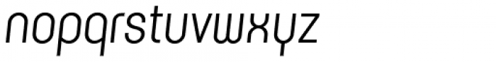 K-haus 205 Regular Oblique Font LOWERCASE