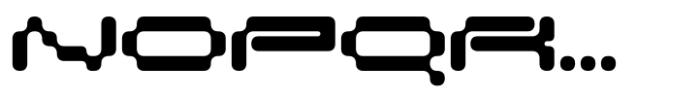 K100 Font LOWERCASE