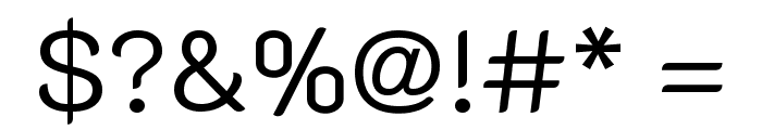 K2D Light Font OTHER CHARS