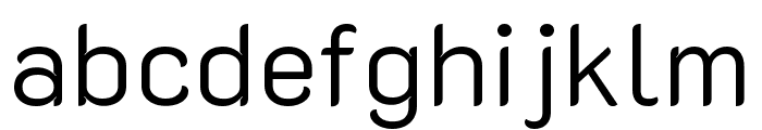 K2D Light Font LOWERCASE