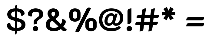 K2D SemiBold Font OTHER CHARS