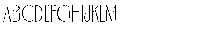 K73 Balcher Extra light Font UPPERCASE