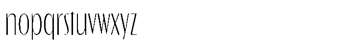 K73 Balcher Extra light Font LOWERCASE