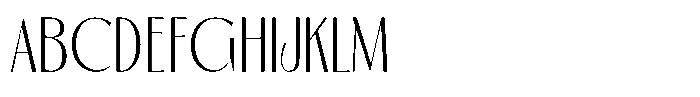 K73 Balcher Light Font UPPERCASE