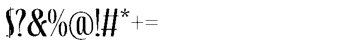 K73 Balcher Semi Bold Font OTHER CHARS