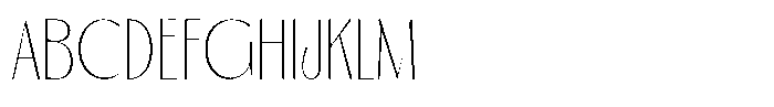 K73 Balcher Thin Font UPPERCASE