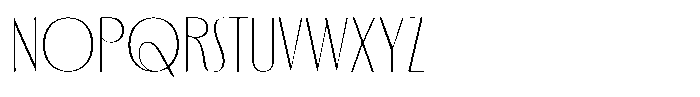 K73 Balcher Thin Font UPPERCASE