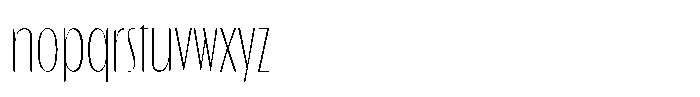 K73 Balcher Thin Font LOWERCASE