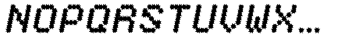 K73 Droms Burst Bold Italic Font UPPERCASE