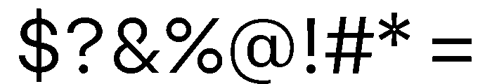 Kakao Big Sans Regular Font OTHER CHARS
