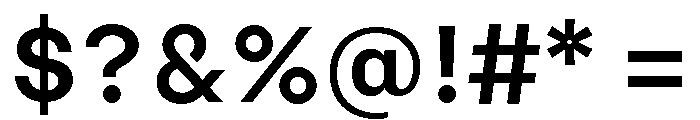Kakao Small Sans Bold Font OTHER CHARS