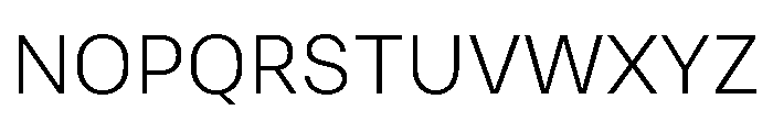 Kakao Small Sans Light Font UPPERCASE