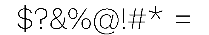 Kantumruy Pro Extra Light Font OTHER CHARS