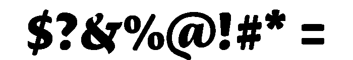 Kari Pro Bold Font OTHER CHARS