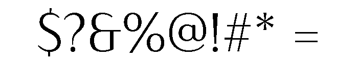 Kari Pro Extra Light Font OTHER CHARS