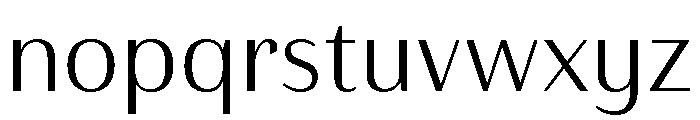 Kari Pro Extra Light Font LOWERCASE
