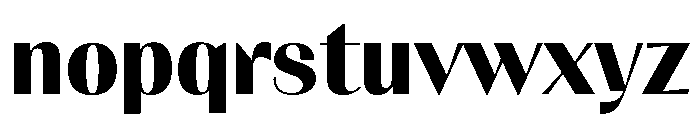 Kari Pro Heavy Font LOWERCASE