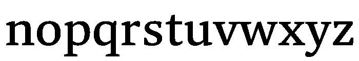 Katha Devanagari Medium Font LOWERCASE