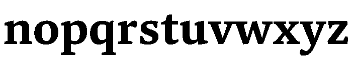 Katha Latin Bold Font LOWERCASE