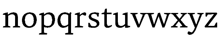 Katha Latin Regular Font LOWERCASE