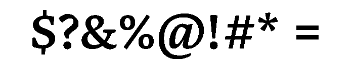 Katha Latin SemiBold Font OTHER CHARS