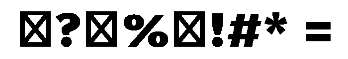 Kavi Devanagari Black Font OTHER CHARS