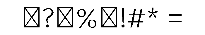 Kavi Devanagari ExtraLight Font OTHER CHARS