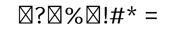 Kavi Devanagari Light Font OTHER CHARS