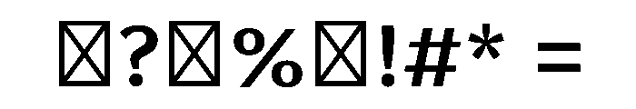 Kavi Devanagari Medium Font OTHER CHARS