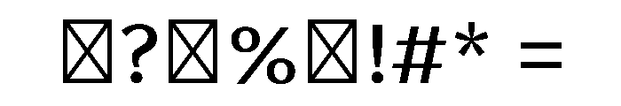 Kavi Devanagari Regular Font OTHER CHARS