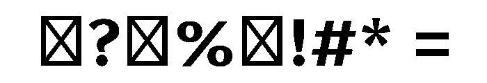 Kavi Devanagari SemiBold Font OTHER CHARS