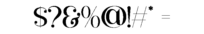 KALITHEA-Regular Font OTHER CHARS