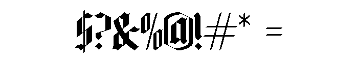 KALTHORNE-Regular Font OTHER CHARS