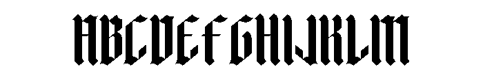 KALTHORNE-Regular Font UPPERCASE